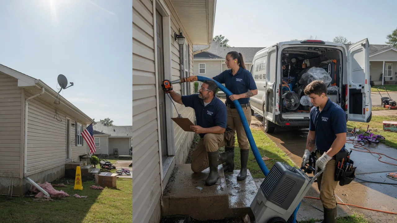 Ceiling Water Damage Restoration in Cedarbluff, MS near me